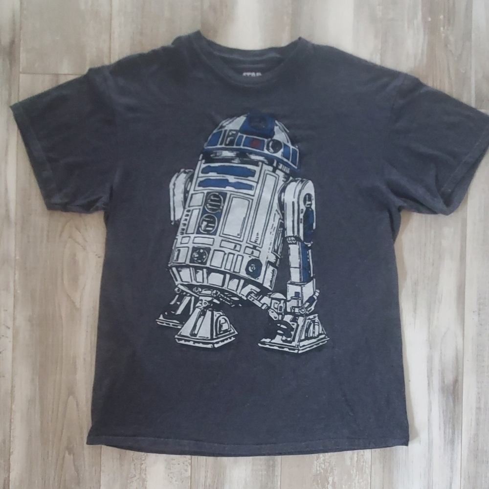 Star WARS R2-D2 shirt large gray